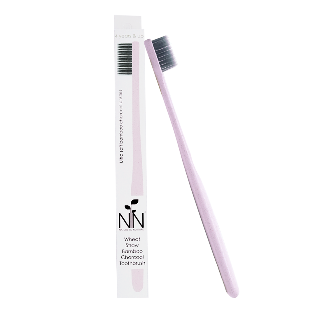 Nature to Nurture - Wheat Straw Bamboo Charcoal Toothbrush (4564301185058)