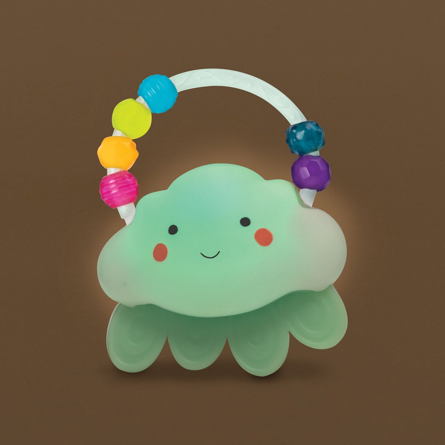 B. Toys - Rain- Glow Squeeze Light- Up Cloud Rattle (4539064942626)