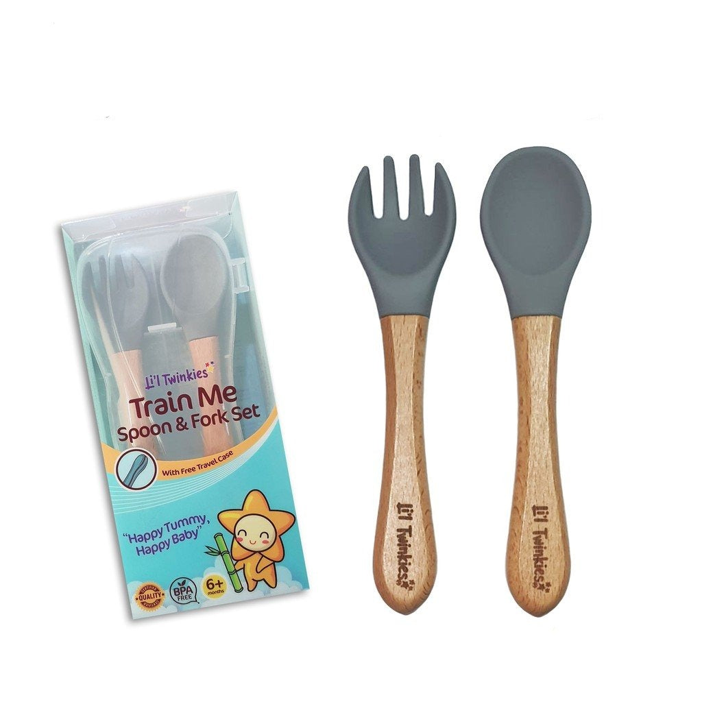 Li'l Twinkies - Train Me™ Spoon and Fork Set (4563397705762)