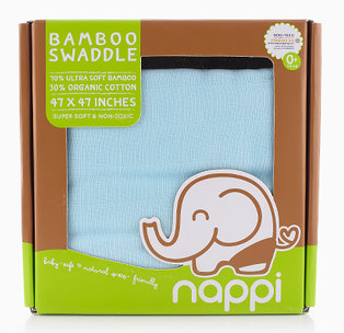 Nappi Baby - Bamboo Muslin Swaddle 1/47" (4538406502434)