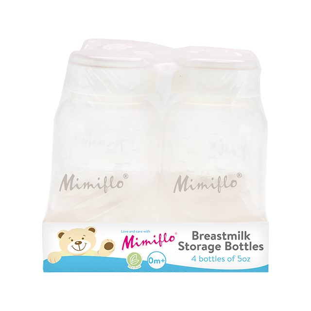 Mimiflo® - Breastmilk Storage Bottles 4pcs (4550120505378)
