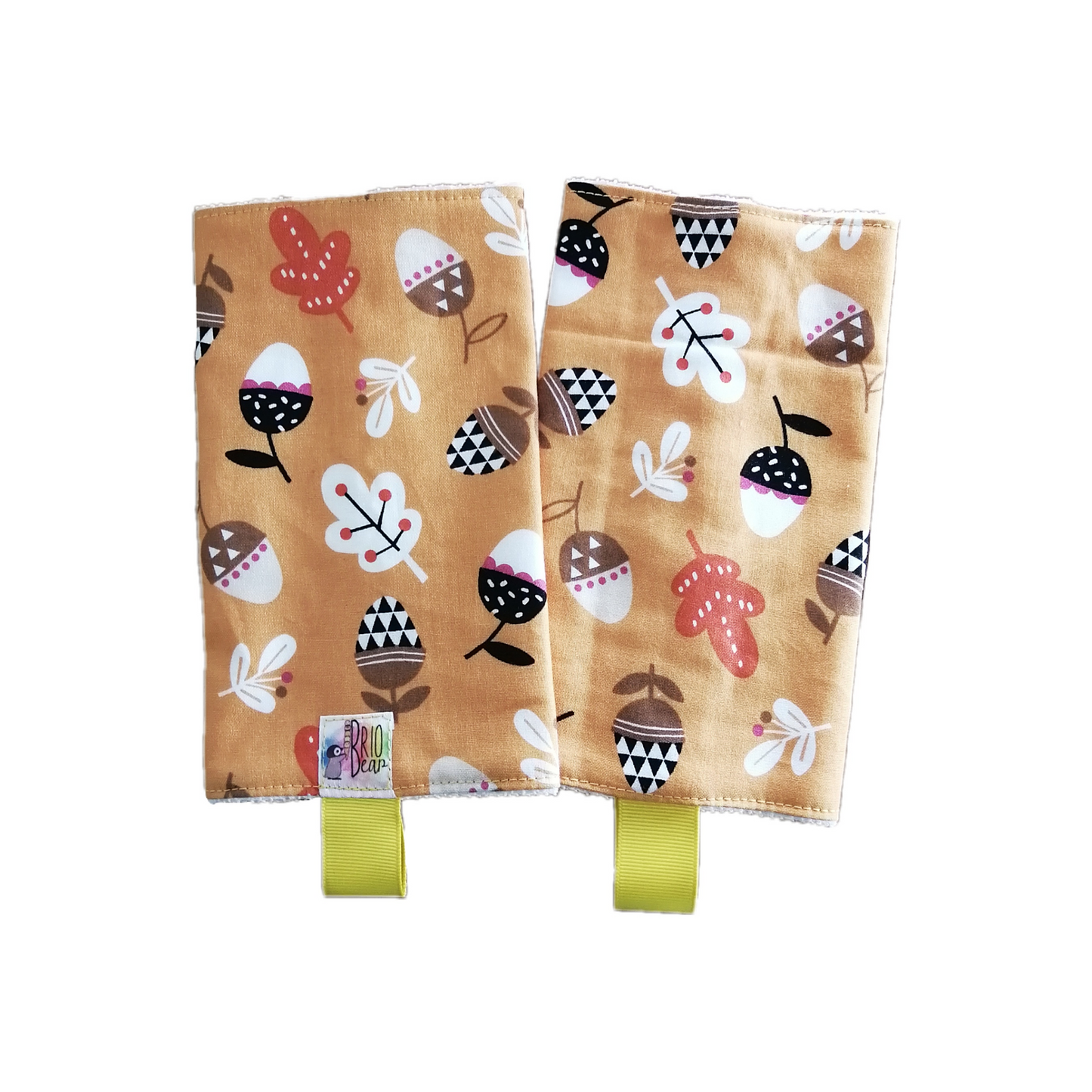 BrioBear - Carrier Strap Drool Pads (4814903181346)