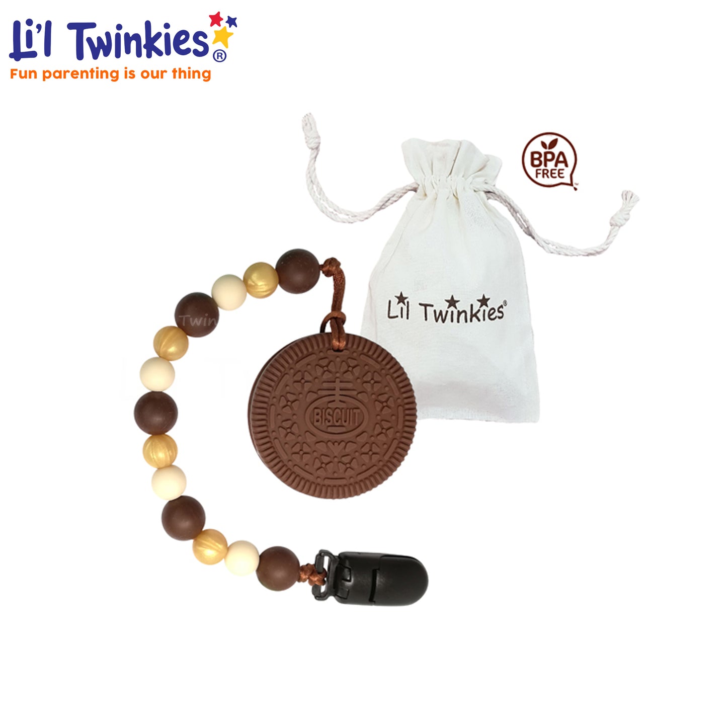 Li'l Twinkies - Teether w/ Clip-On (4563412615202)