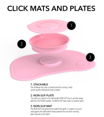 Twistshake - Click-Mat with Plate (4528910499874)