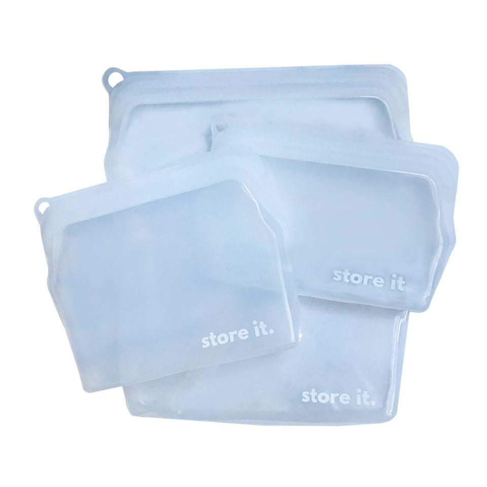 Store It - Platinum Silicone Reusable Storage Bag (4828199682082)