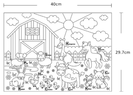 Mama Nest - Coloring Mats (4562037899298)