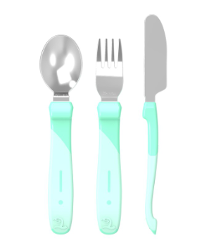 Twistshake - Learn Cutlery Stainless Steel (4528970432546)