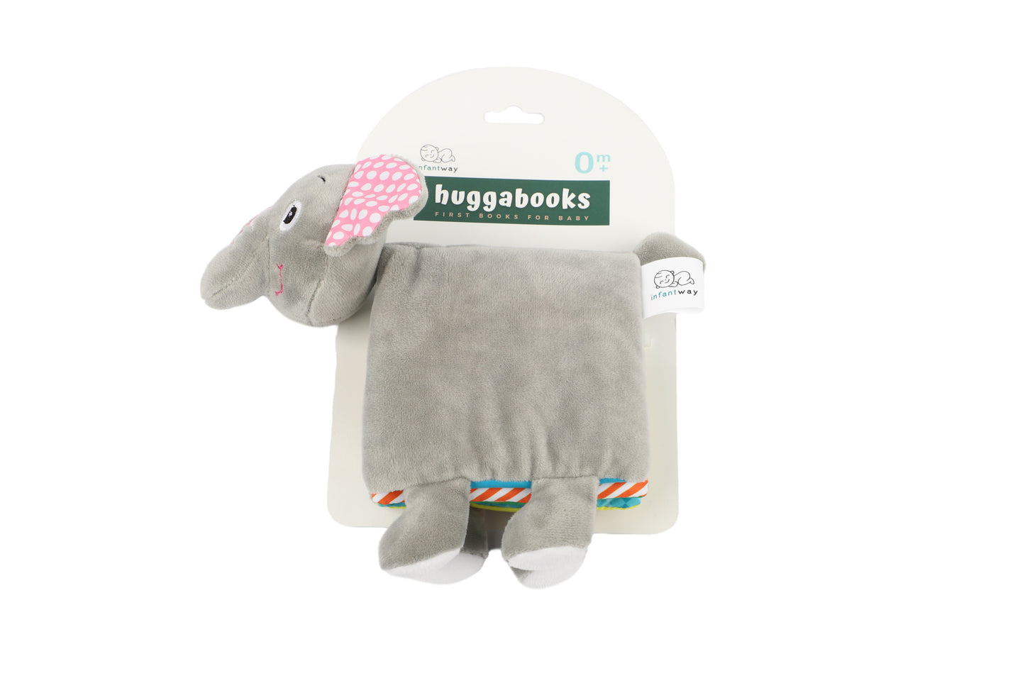 Infantway - Huggabooks Plush Toy Cloth Book (6801764122658)