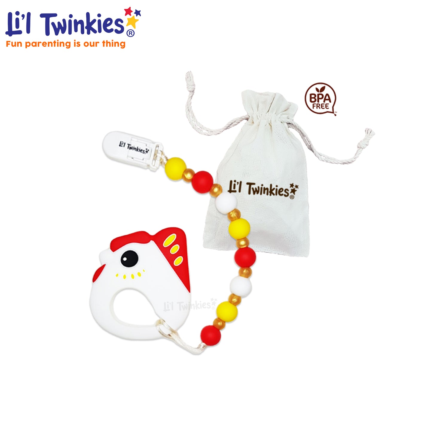 Li'l Twinkies - Teether w/ Clip-On (4563412615202)