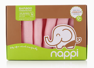 Nappi Baby - Bamboo Muslin Hanky 6/12" (4538407878690)