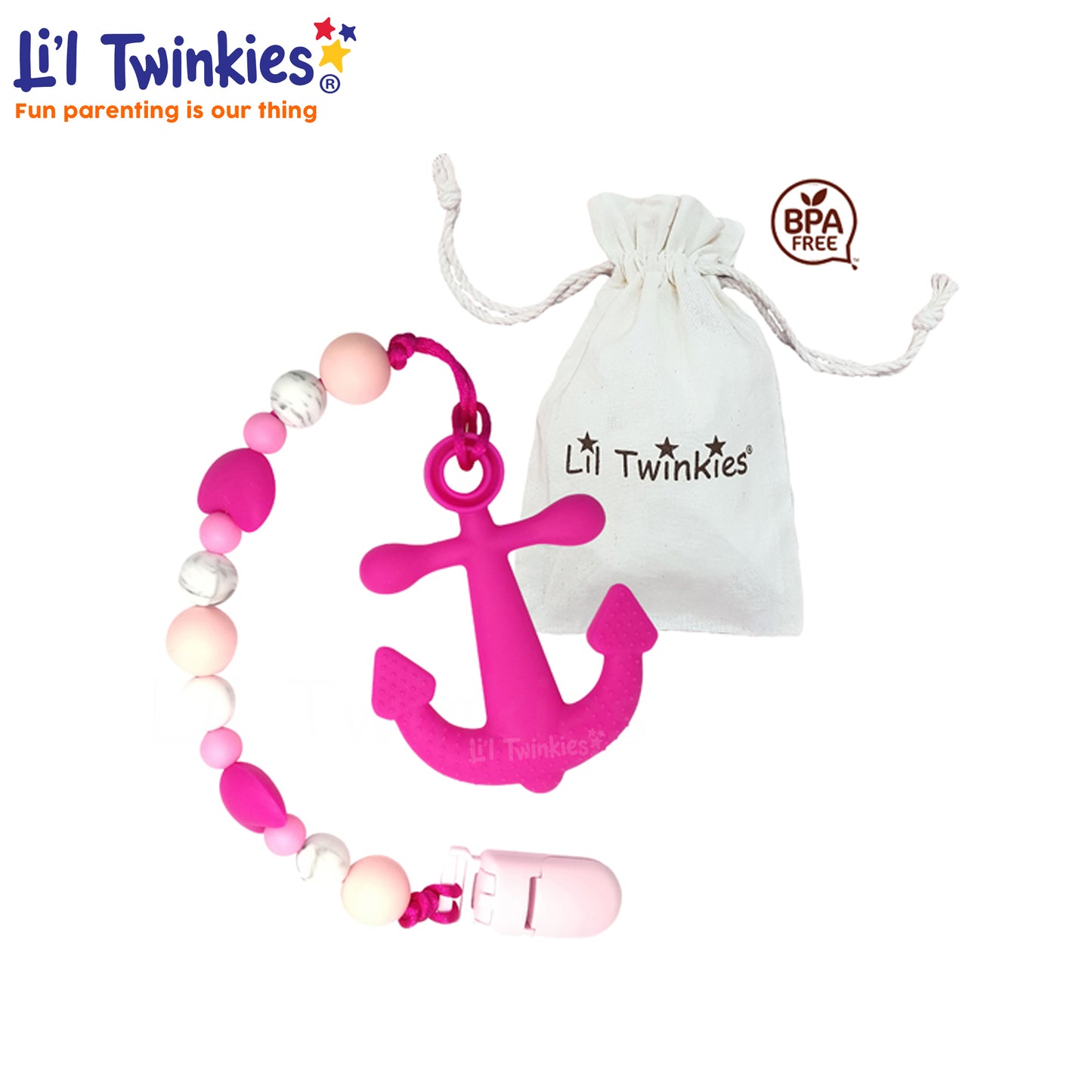 Li'l Twinkies - Teether w/ Clip-On (4563412615202)