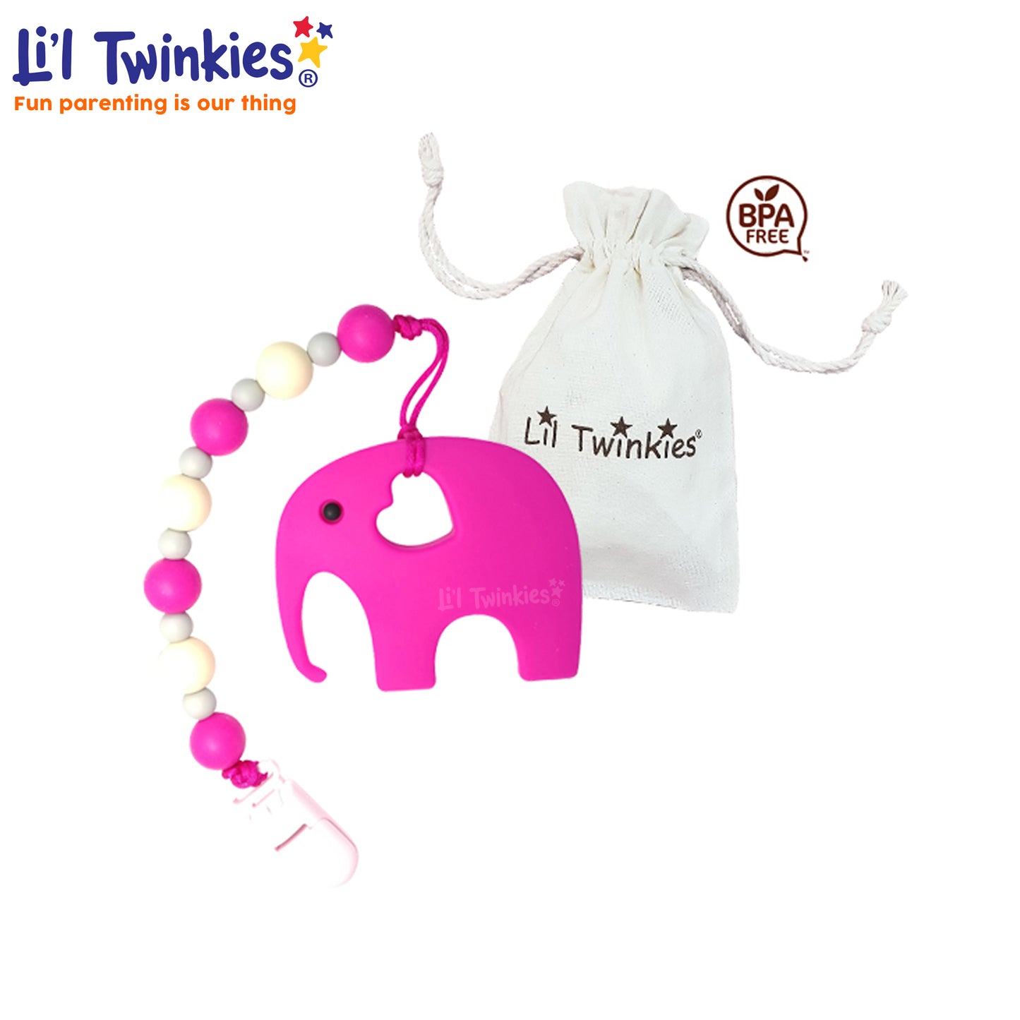 Li'l Twinkies - Teether w/ Clip-On (4563412615202)