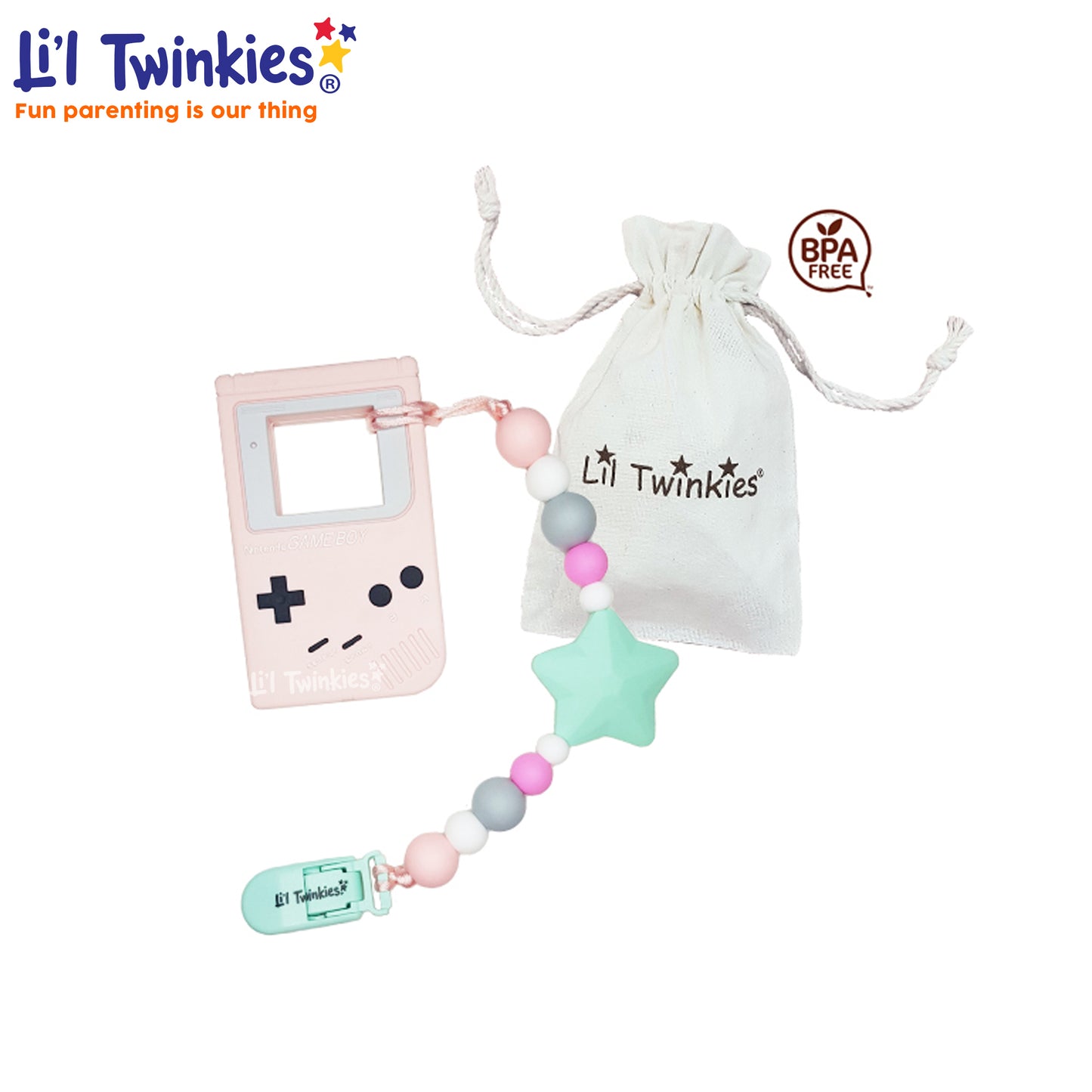 Li'l Twinkies - Teether w/ Clip-On (4563412615202)