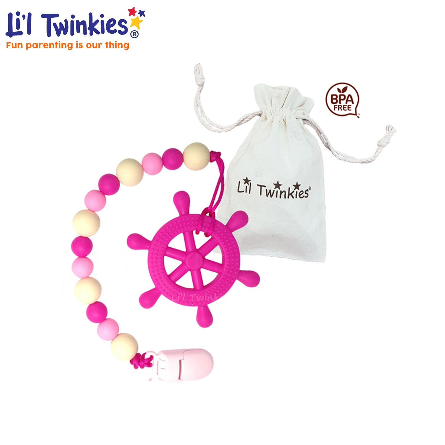 Li'l Twinkies - Teether w/ Clip-On (4563412615202)