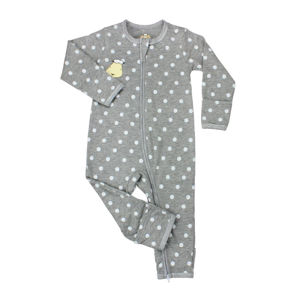 Baa Baa Sheepz - Zip Long Sleeve Romper (4564436320290)