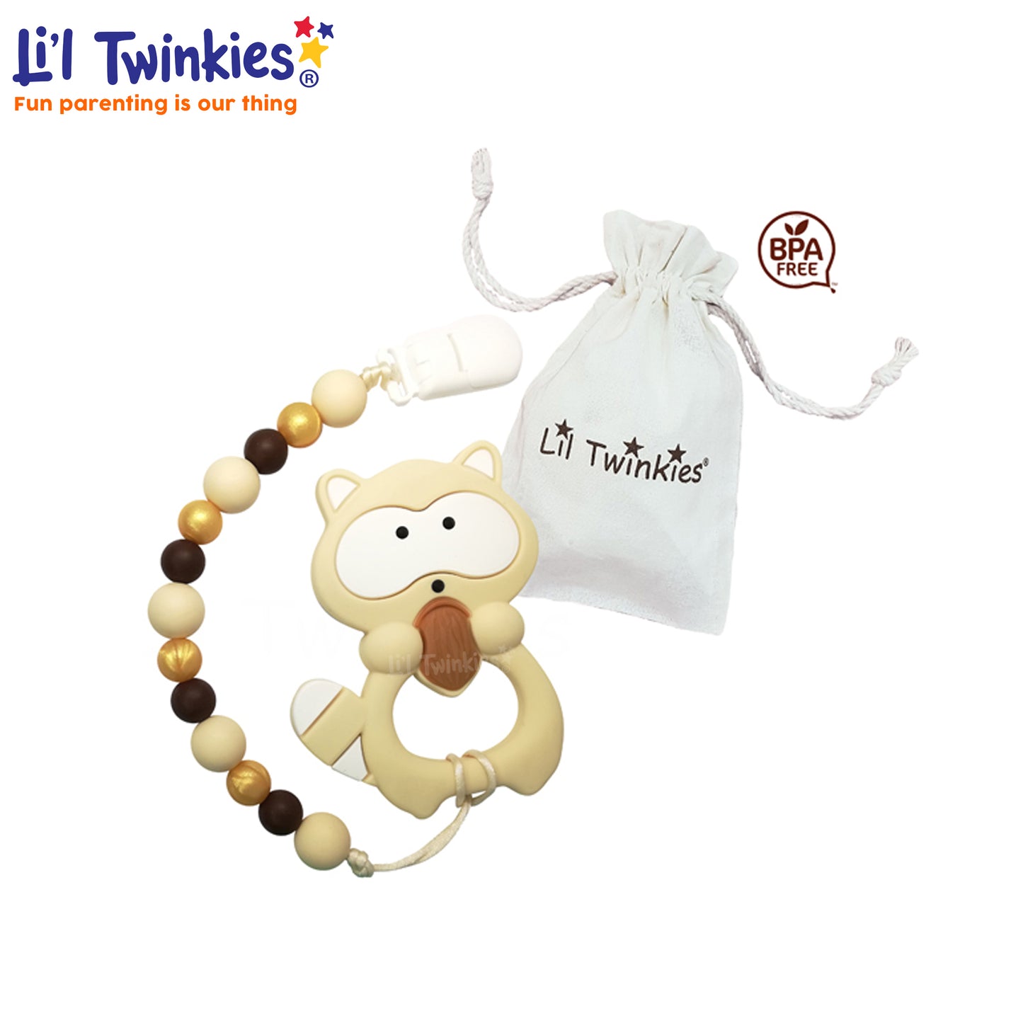 Li'l Twinkies - Teether w/ Clip-On (4563412615202)