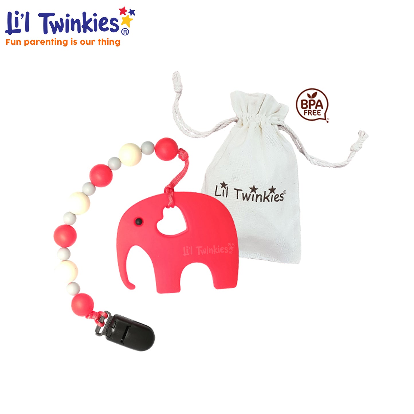 Li'l Twinkies - Teether w/ Clip-On (4563412615202)
