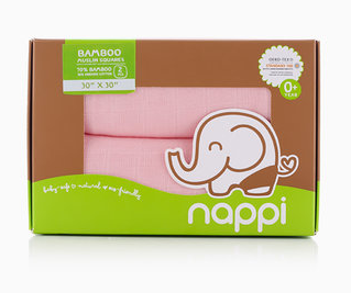 Nappi Baby - Bamboo Muslin Squares 2/30" (4538403356706)