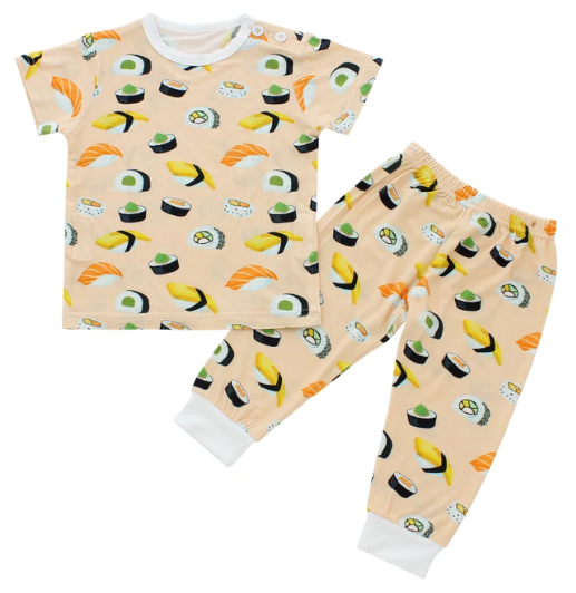 Bamberry - Short Sleeves Bamboo Pajama Set (4560855597090)