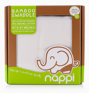 Nappi Baby - Bamboo Muslin Swaddle 1/47" (4538406502434)