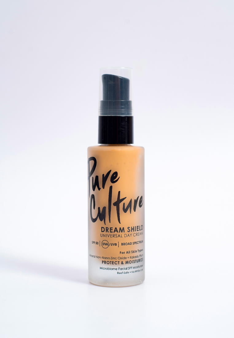 Pure Culture Dream Shield Universal Day Cream SPF50 | Face Sunscreen | Zinc Oxide | Sun Protection & Prevention of Dark Spots and Melasma - 30ml (7955571146786)