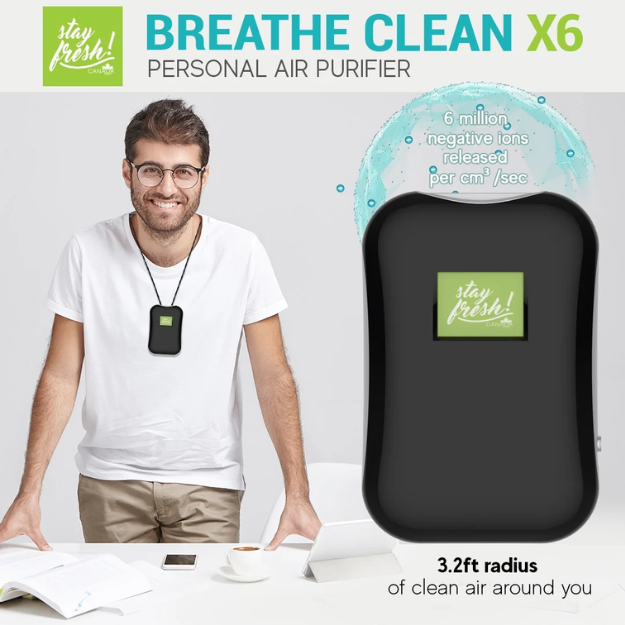 Stayfresh Canada Breathe Clean X6 Personal Air Purifier (7931880308770)
