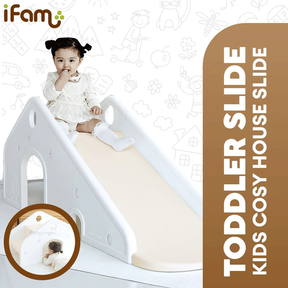 Haenim Toys- IFAM Cozy House Mini Slide with mini tunnel (7960918753314)