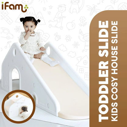 Haenim Toys- IFAM Cozy House Mini Slide with mini tunnel (7960918753314)