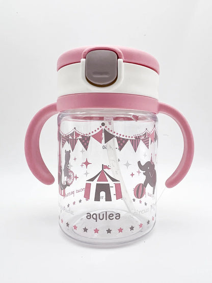 Richell AQ Clear Straw Bottle Mug 200 R (7965630464034)