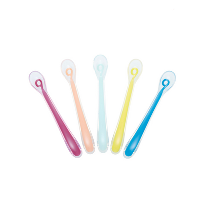 Babymoov - 1st Age Silicon Spoon Set of 5 (7974964232226)