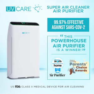 UV Care Super Air Cleaner w/ Medical Grade HEPA Filter & ViruX (7933332095010)