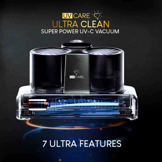 UV Care Ultra Clean Super Power UV-C Vacuum (7932273655842)