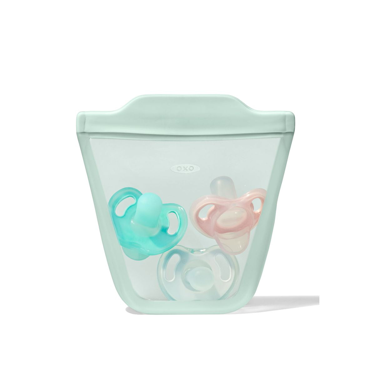 OXO Tot Silicone Reusable Bag – 2-Piece Stand-Up Cup Set – Opal & Dusk (7961570312226)