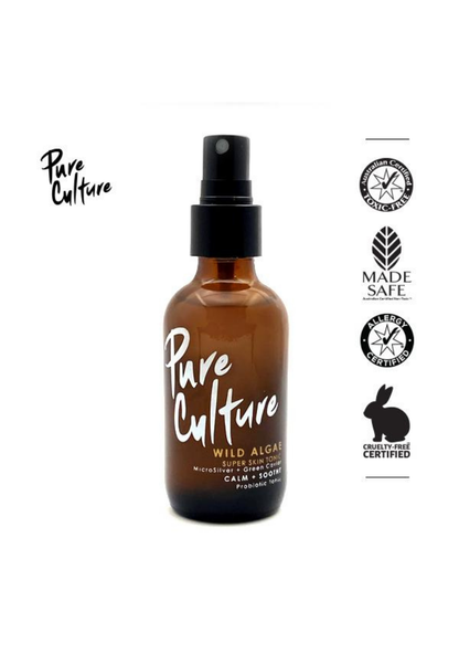 Pure Culture Wild Algae Super Skin Tonic | Toner | MicroSilver BG | For Pimple and Blemish control (7955478347810)