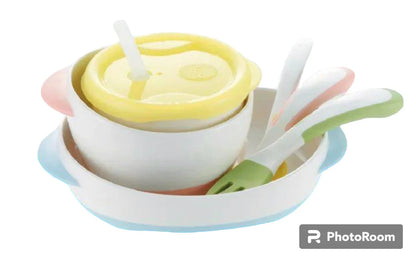 Richell Basic Feeding Set (7967033983010)