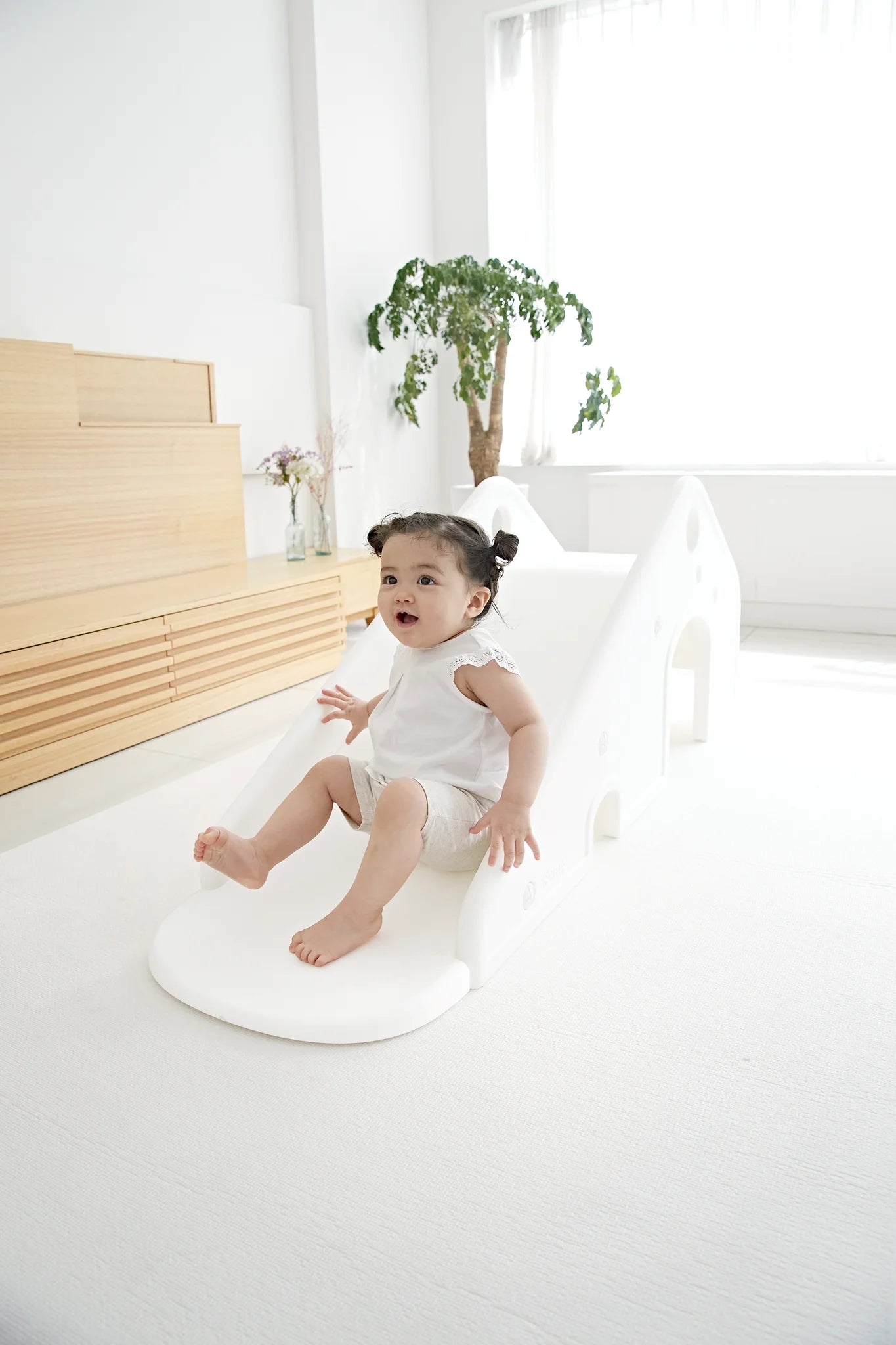 Haenim Toys- IFAM Cozy House Mini Slide with mini tunnel (7960918753314)