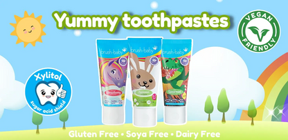 brush-baby Baby & Kids Toothpaste with Flouride & Xylitol 50ml (7964543909922)