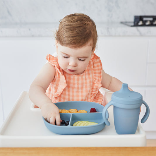 B.box Silicone Spout Cup - Ocean (7963800207394)