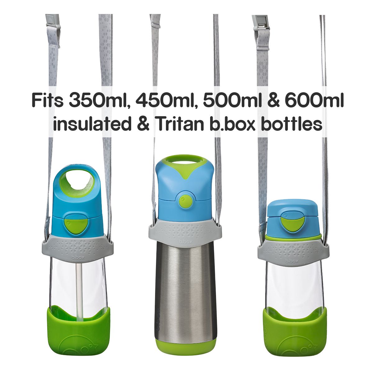 B.box Bottle Carrier - Gray (7963865481250)