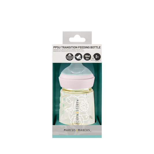 Marcus & Marcus - PPSU Transition Feeding Bottle Single (180ml) (6544506880034)