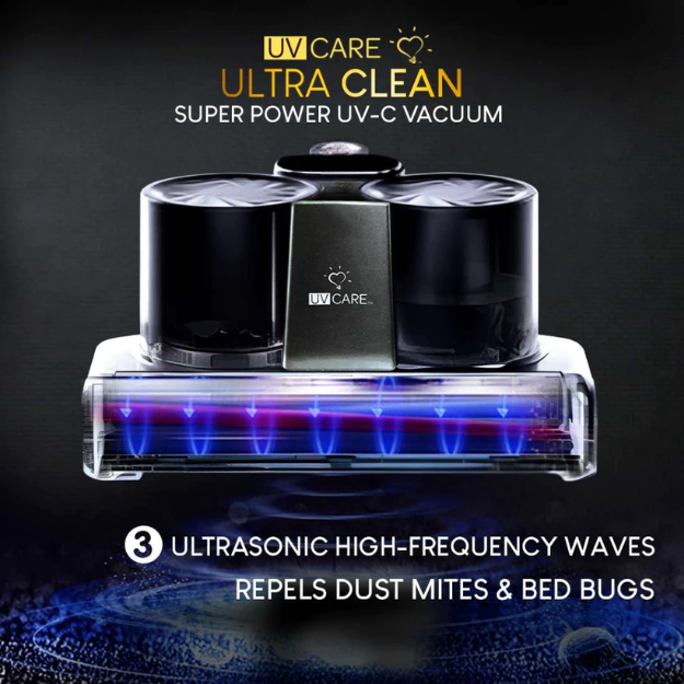 UV Care Ultra Clean Super Power UV-C Vacuum (7932273655842)