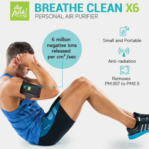 Stayfresh Canada Breathe Clean X6 Personal Air Purifier (7931880308770)