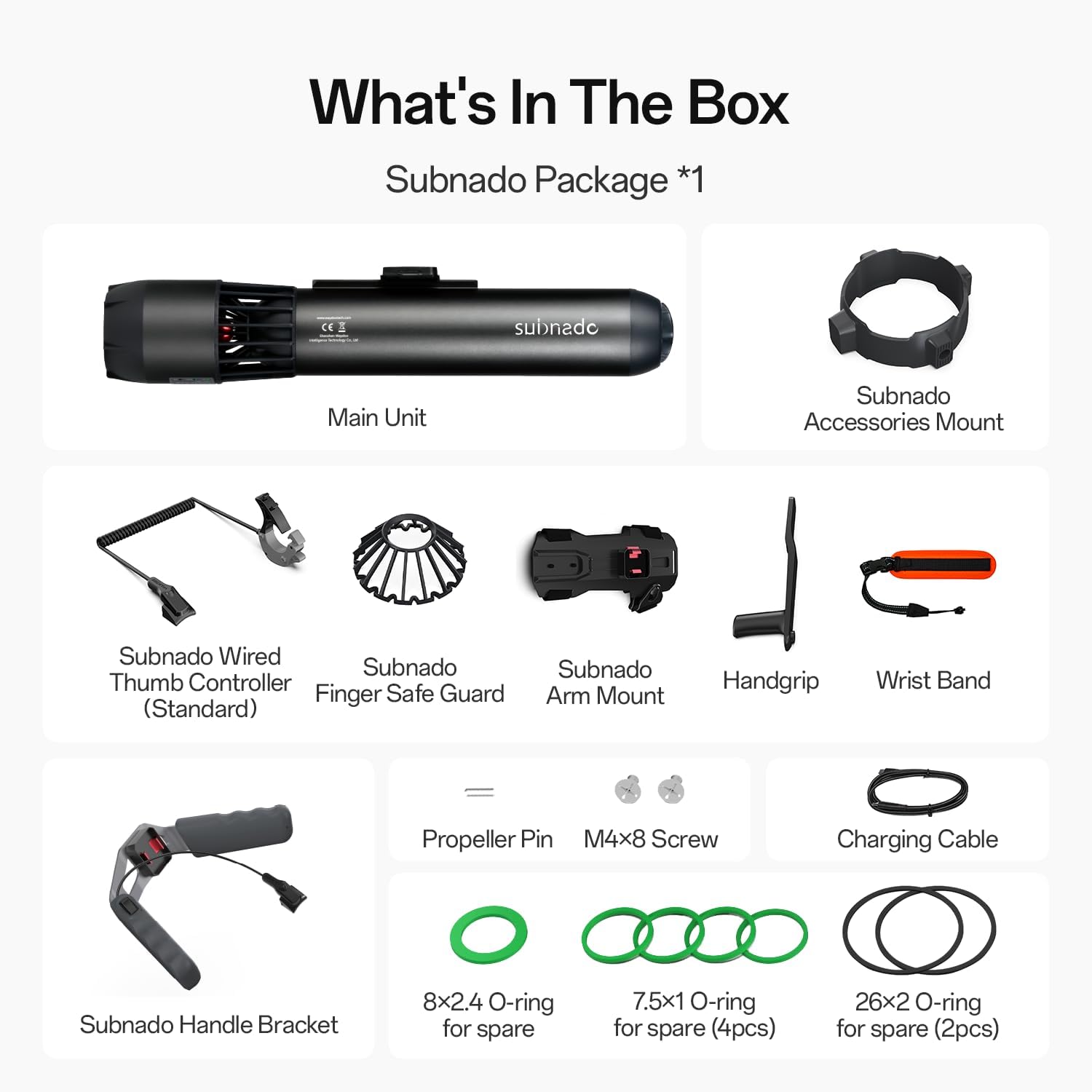 Waydoo Subnado Underwater Scooter Black and Red Special Version (7954802212898)