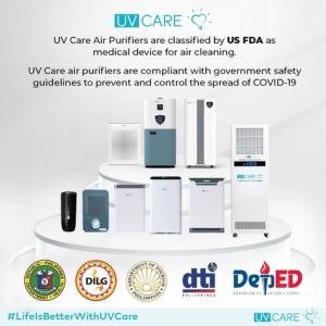 UV Care Super Air Cleaner w/ Medical Grade HEPA Filter & ViruX (7933332095010)