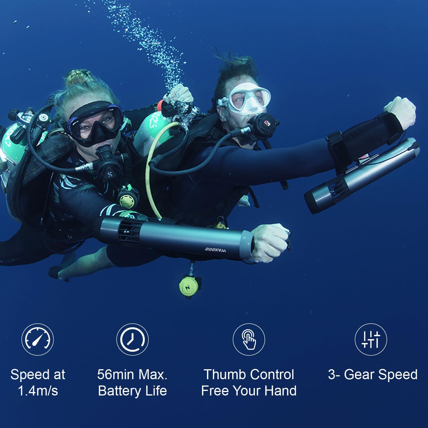Waydoo Subnado Underwater Scooter Black and Red Special Version (7954802212898)
