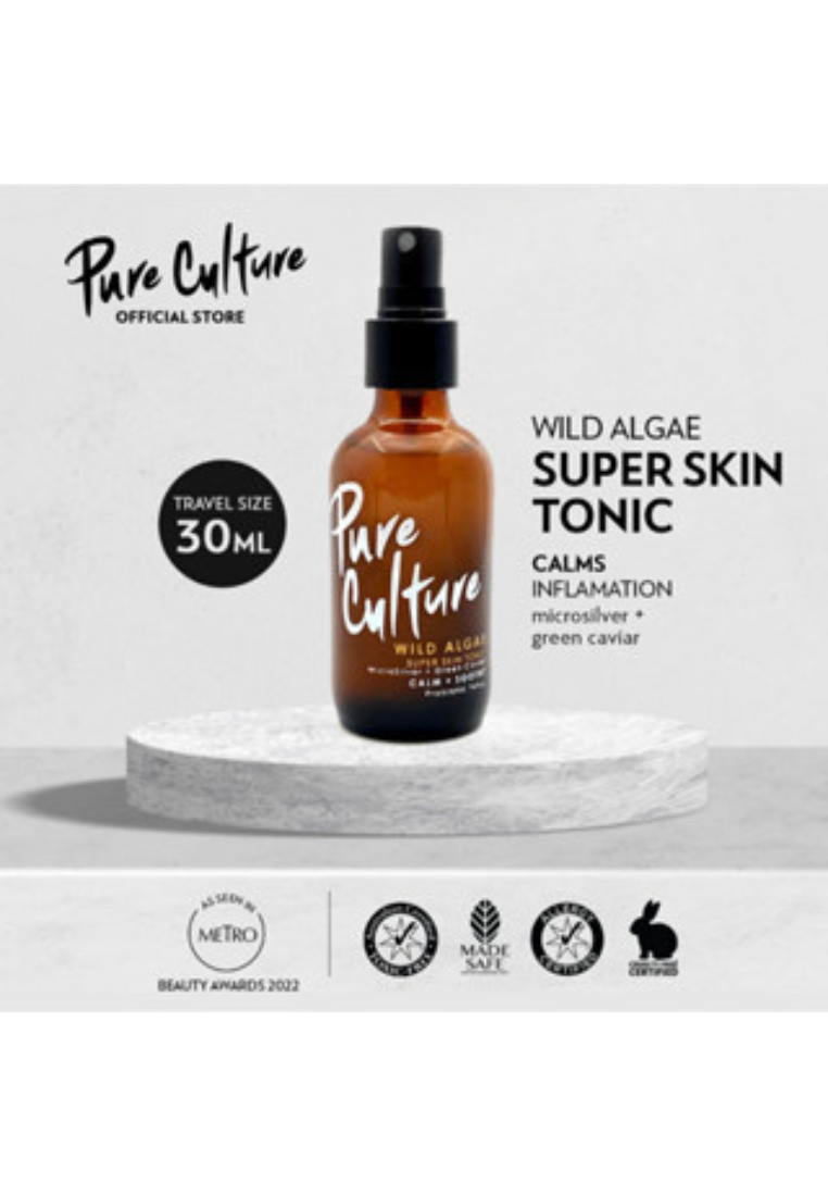 Pure Culture Wild Algae Super Skin Tonic | Toner | MicroSilver BG | For Pimple and Blemish control (7955478347810)