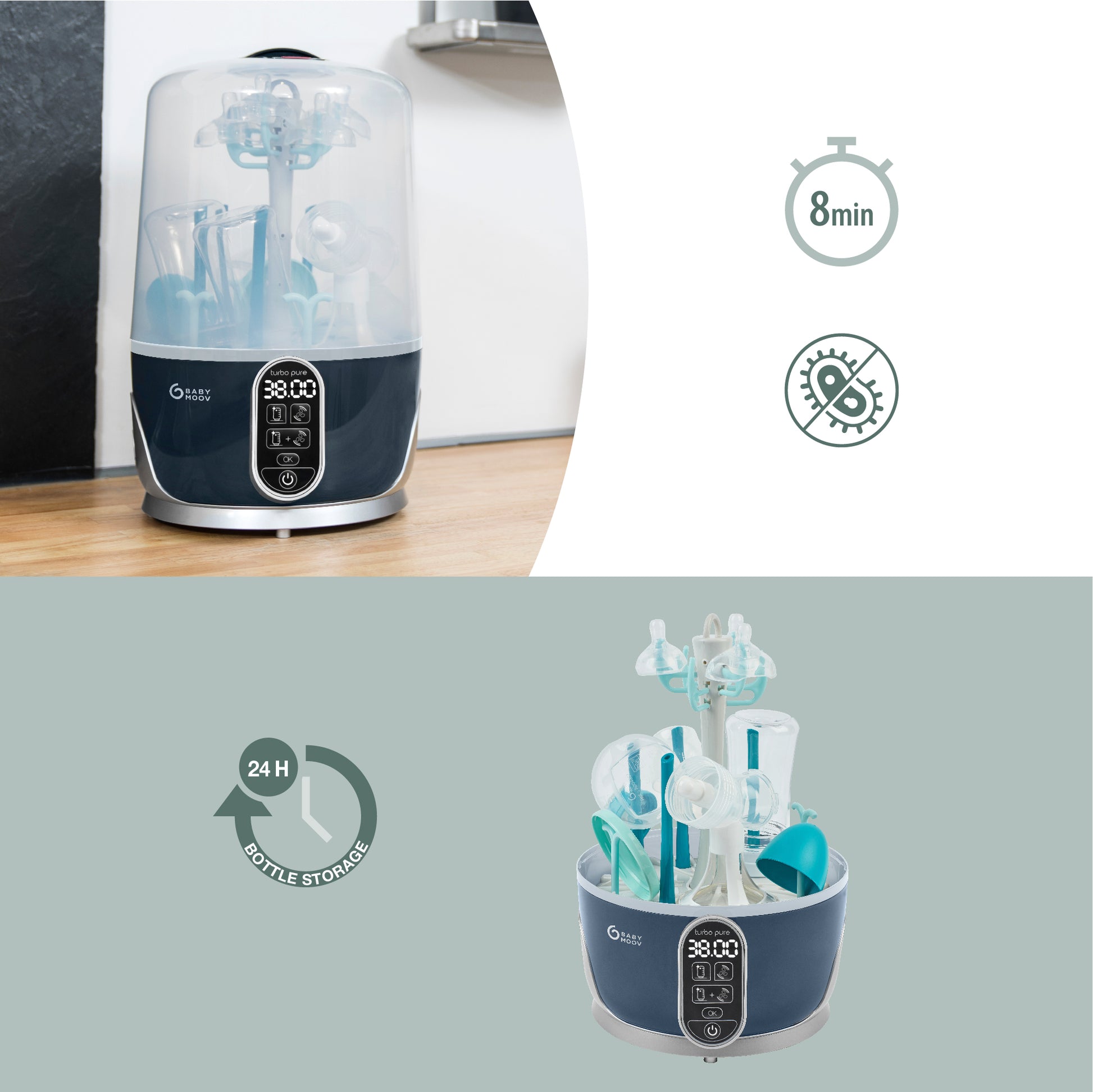 Babymoov - Turbo Pure Sterilizer and Dryer (7974863765538)
