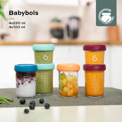 Babymoov - Glass Babybowl Multiset Set of 8 (7974963019810)