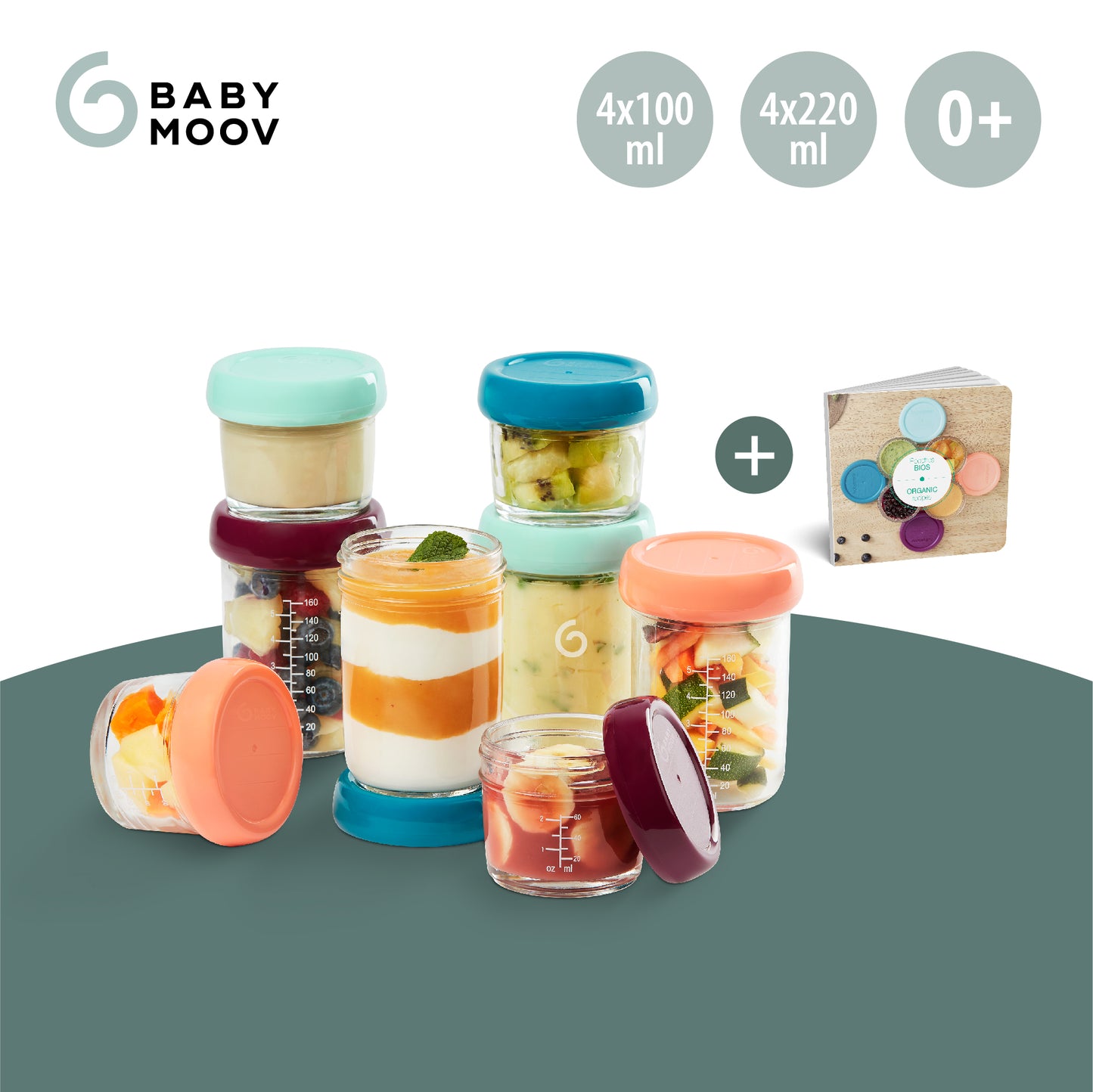 Babymoov - Glass Babybowl Multiset Set of 8 (7974963019810)