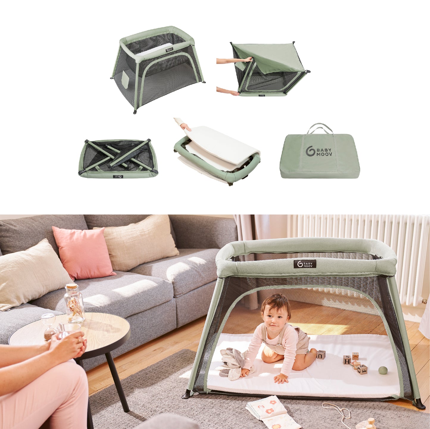 Babymoov - Moov and Comfy Travel Crib (7974990250018)